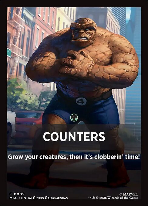 Counters - Marvel Super Heroes Jumpstart Front Cards