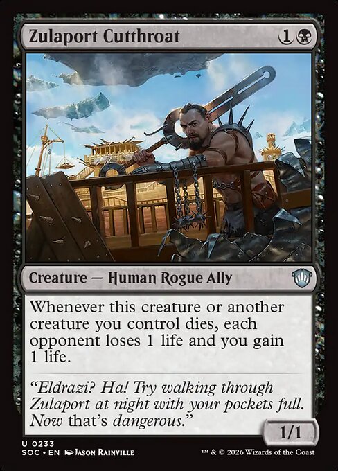 Zulaport Cutthroat - Secrets of Strixhaven Commander