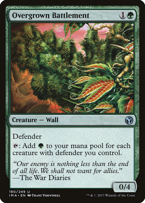 Overgrown Battlement - Iconic Masters