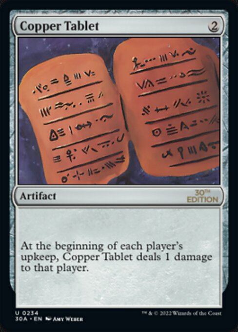 Copper Tablet - 30th Anniversary Edition