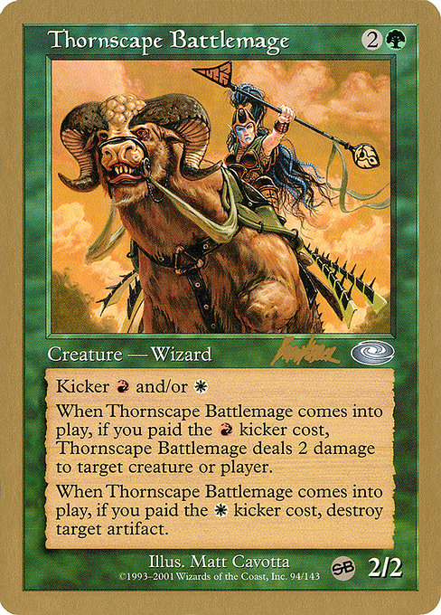 Thornscape Battlemage - World Championship Decks 2002