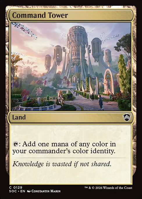 Command Tower - Secrets of Strixhaven Commander