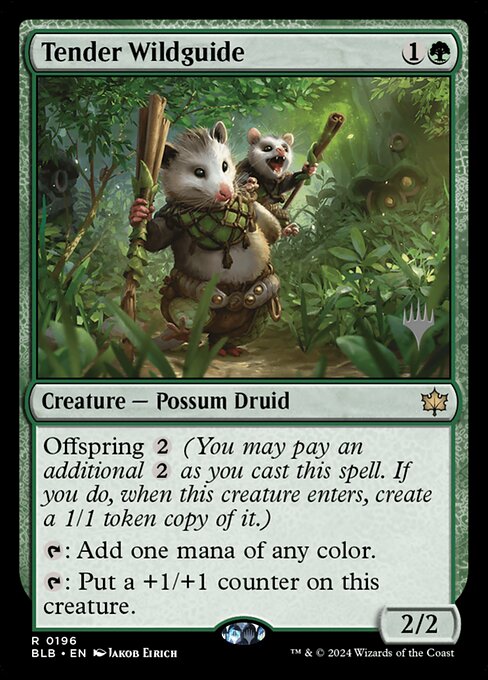 Tender Wildguide - Bloomburrow Promos