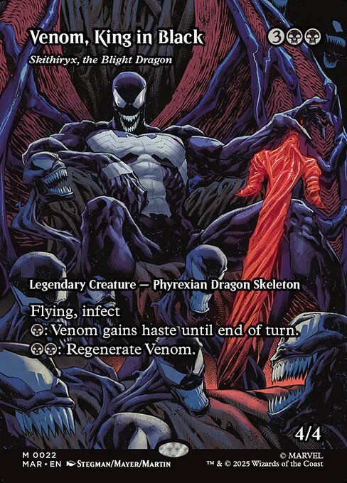 Venom, King in Black (Skithiryx, the Blight Dragon) - Marvel Universe - Borderless