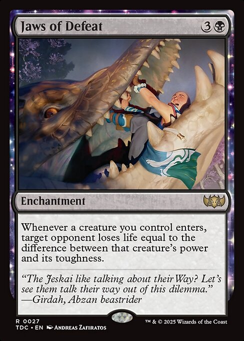 Jaws of Defeat - Tarkir: Dragonstorm Commander