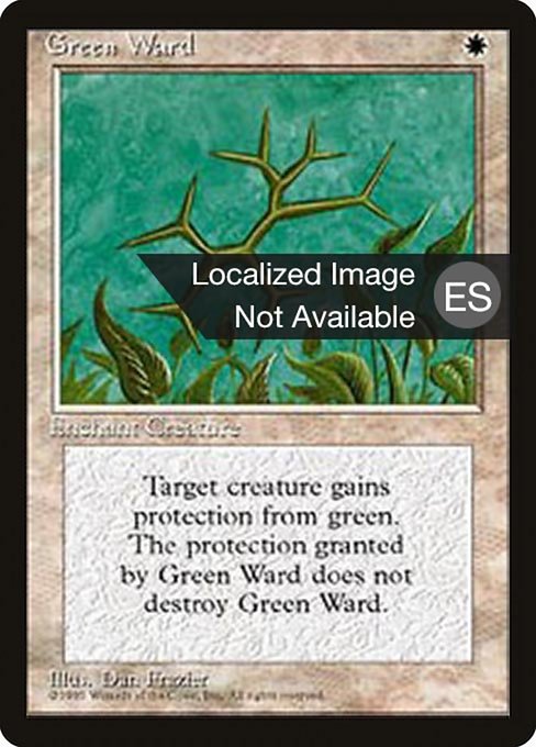 Guarda de verde (Green Ward) - Fourth Edition Foreign Black Border