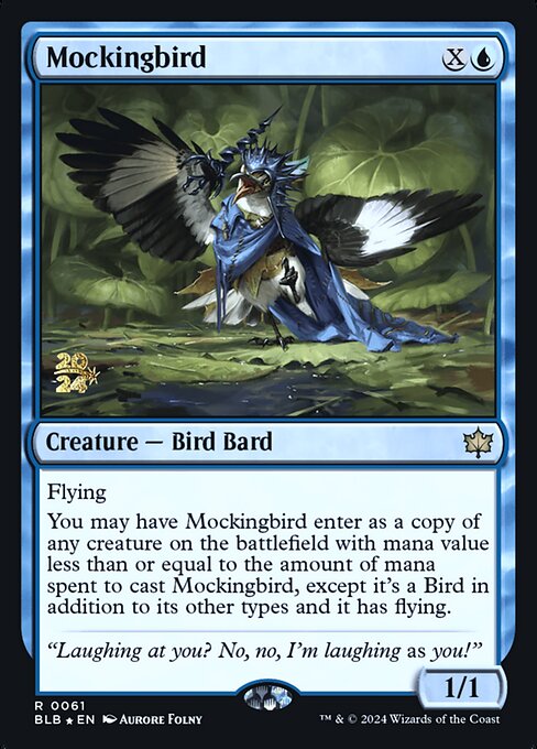 Mockingbird - Bloomburrow Promos - Promo Foil