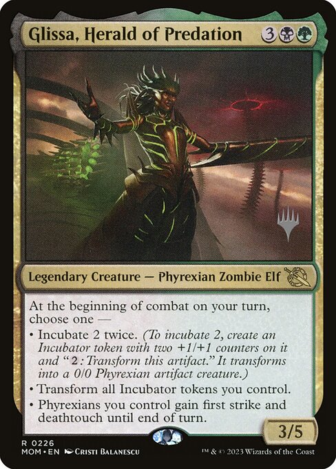 Glissa, Herald of Predation - March of the Machine Promos