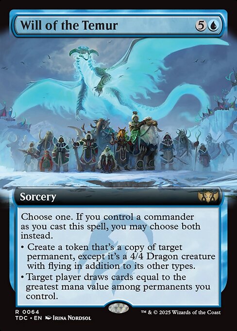 Will of the Temur - Tarkir: Dragonstorm Commander - Extended Art