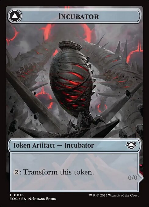 Incubator // Phyrexian - Edge of Eternities Commander Tokens