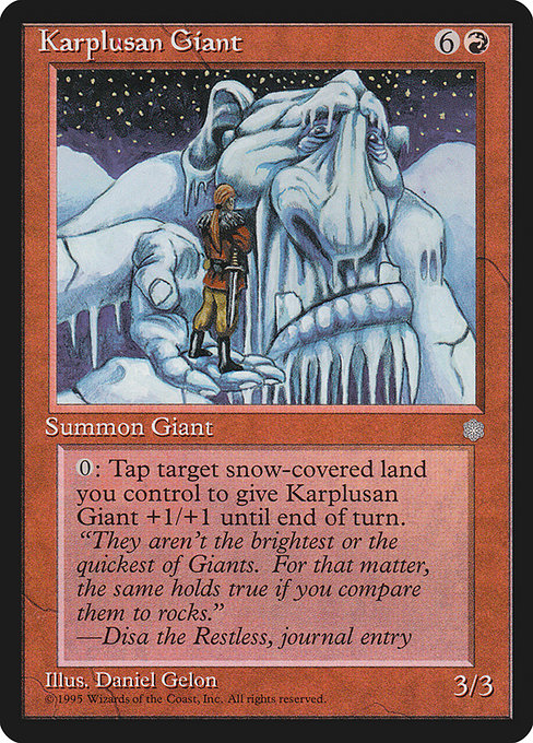 Karplusan Giant - Ice Age