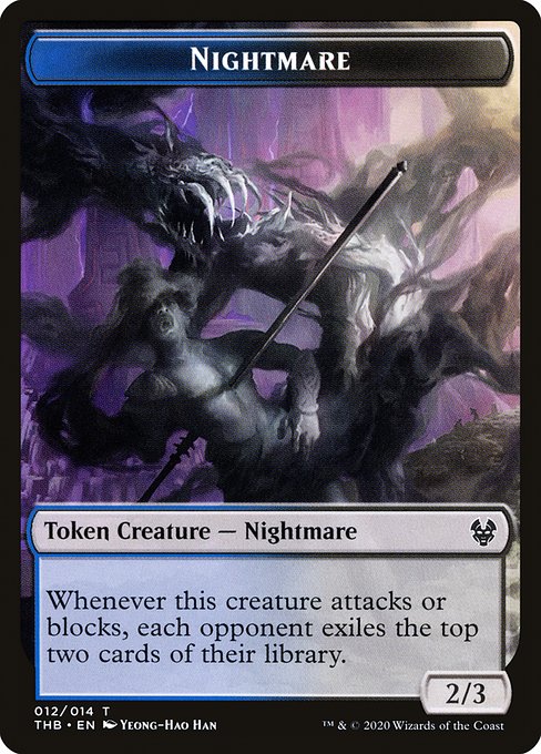 Nightmare - Theros Beyond Death Tokens