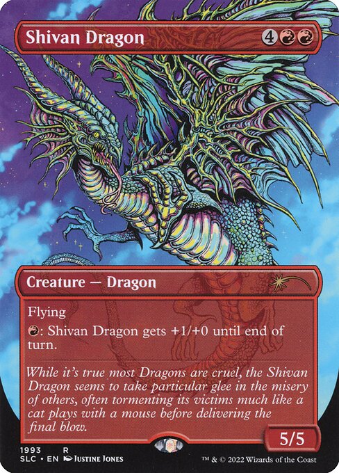 Shivan Dragon - Secret Lair 30th Anniversary Countdown Kit