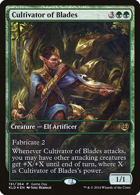 Cultivator of Blades - Kaladesh Promos - Promo Foil