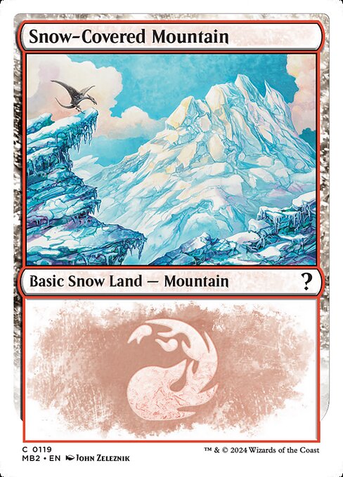 Snow-Covered Mountain - Mystery Booster 2