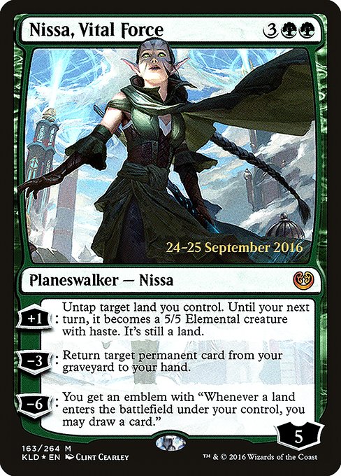 Nissa, Vital Force - Kaladesh Promos - Promo Foil