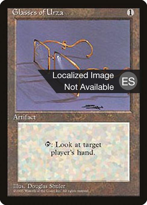 Anteojos de Urza (Glasses of Urza) - Fourth Edition Foreign Black Border