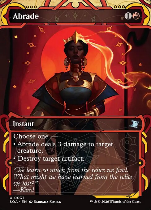 Abrade - Secrets of Strixhaven Mystical Archive - Showcase