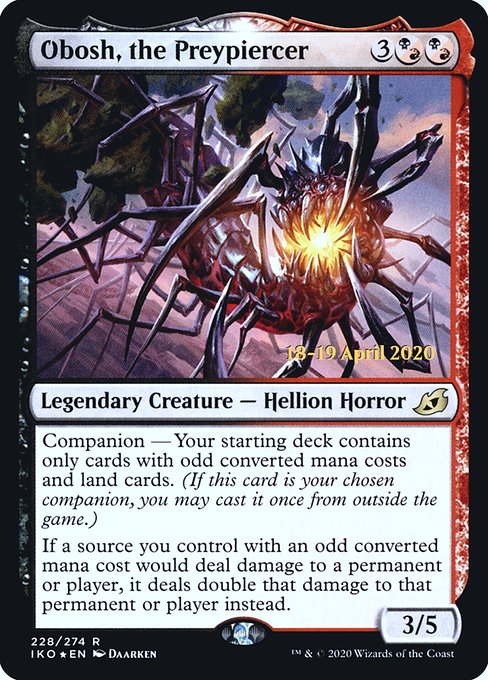 Obosh, the Preypiercer - Ikoria: Lair of Behemoths Promos - Promo Foil