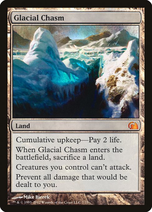 Glacial Chasm - From the Vault: Realms - Promo Foil