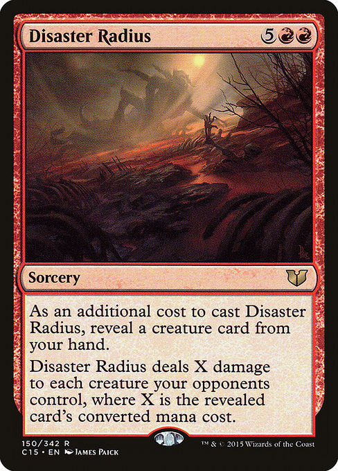 Disaster Radius - Commander 2015