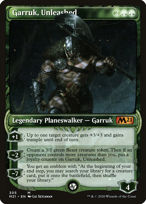 Garruk, Unleashed - Core Set 2021