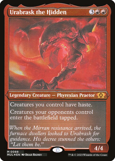 Urabrask the Hidden - Multiverse Legends - Etched Foil