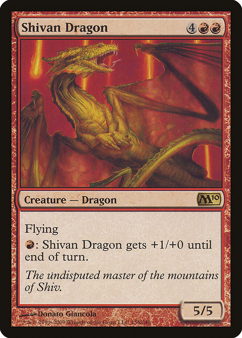 Shivan Dragon - Magic 2010