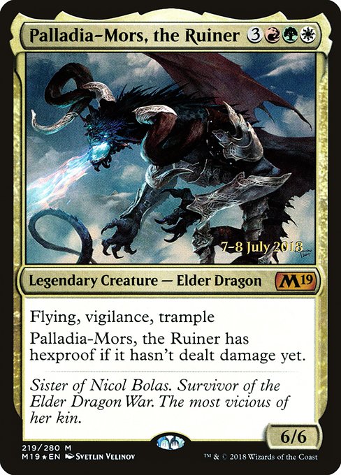 Palladia-Mors, the Ruiner - Core Set 2019 Promos - Promo Foil