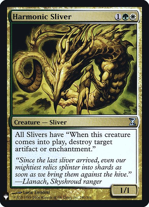 Harmonic Sliver - The List - Promo Foil