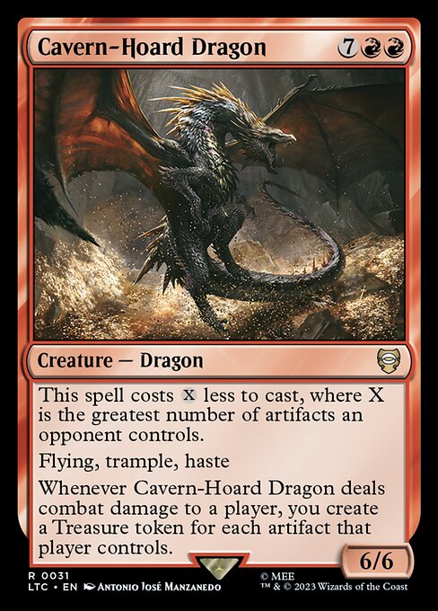 Cavern-Hoard Dragon - Tales of Middle-earth Commander