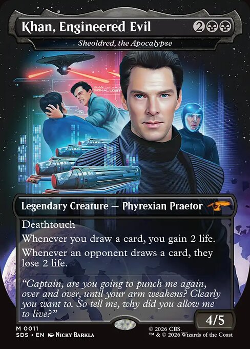 Khan, Engineered Evil (Sheoldred, the Apocalypse) - Stardates - Borderless