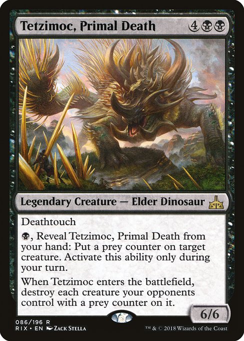 Tetzimoc, Primal Death - Rivals of Ixalan