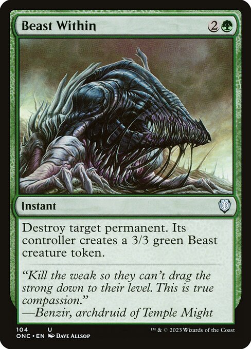 Beast Within - Phyrexia: All Will Be One Commander