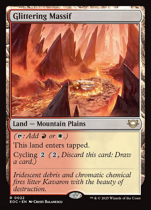 Glittering Massif - Edge of Eternities Commander