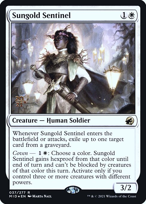 Sungold Sentinel - Innistrad: Midnight Hunt Promos