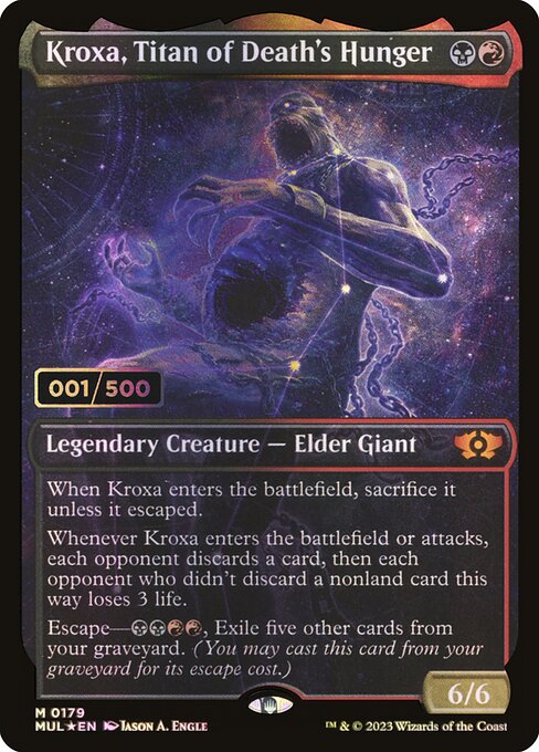 Kroxa, Titan of Death's Hunger - Multiverse Legends - Double Rainbow, Showcase
