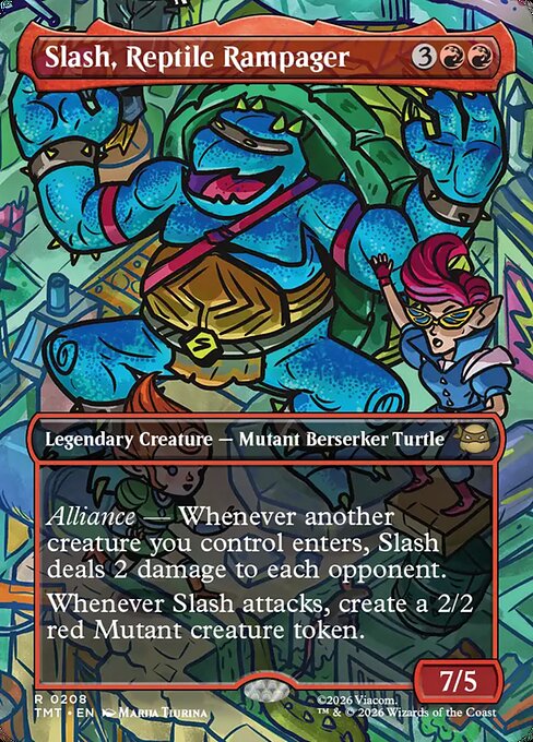 Slash, Reptile Rampager - Teenage Mutant Ninja Turtles - Borderless
