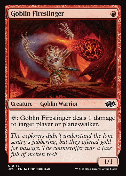 Goblin Fireslinger - Foundations Jumpstart