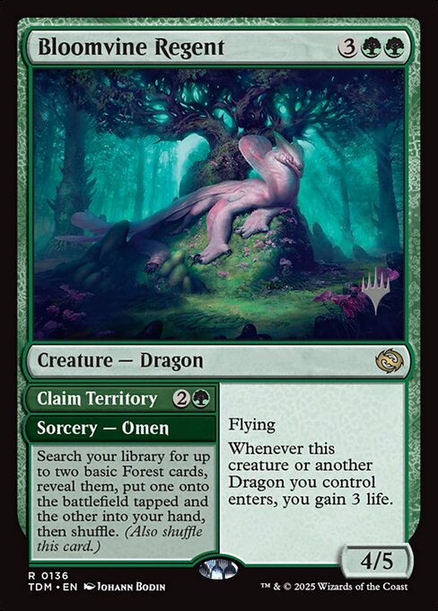 Bloomvine Regent // Claim Territory - Tarkir: Dragonstorm Promos