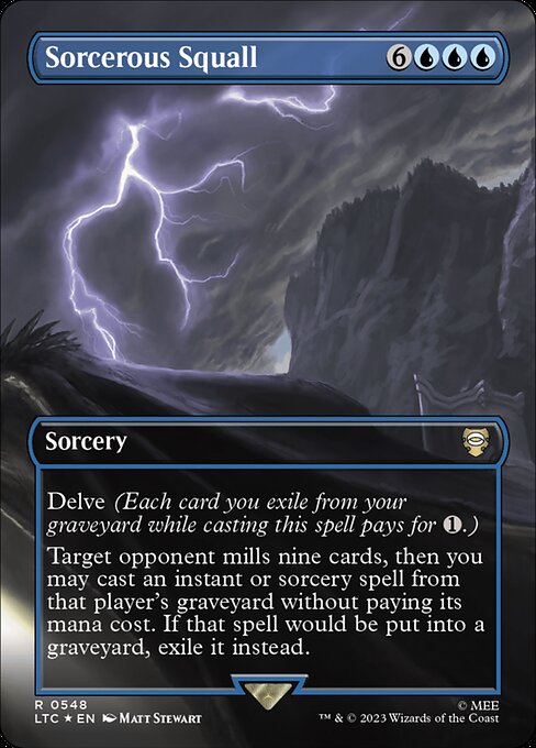 Sorcerous Squall - Tales of Middle-earth Commander - Surge Foil