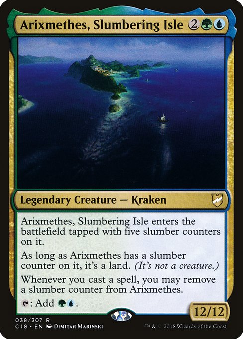 Arixmethes, Slumbering Isle - Commander 2018