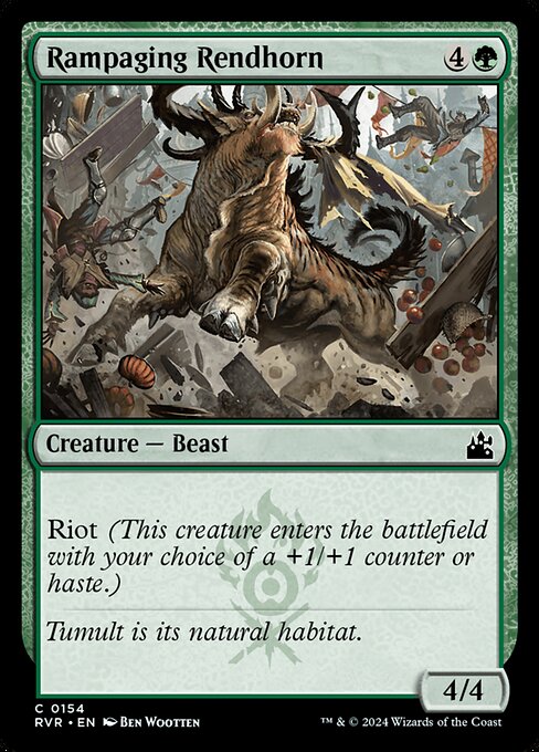 Rampaging Rendhorn - Ravnica Remastered