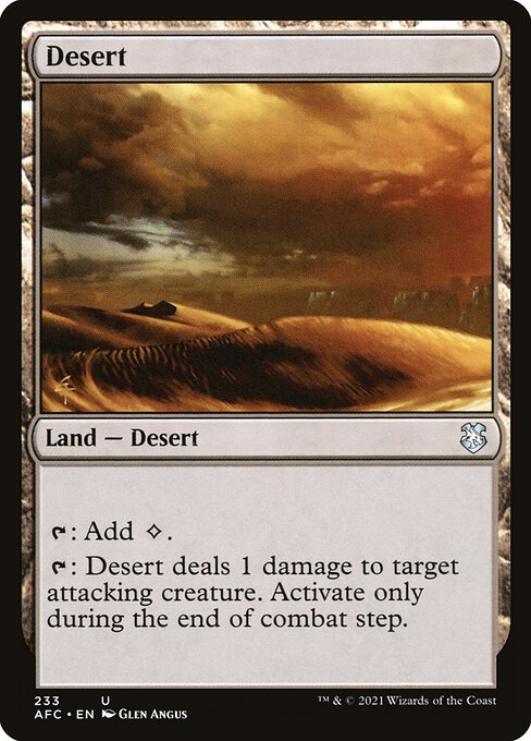 Desert - Forgotten Realms Commander