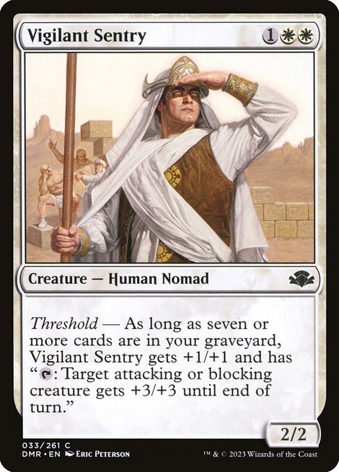 Vigilant Sentry - Dominaria Remastered