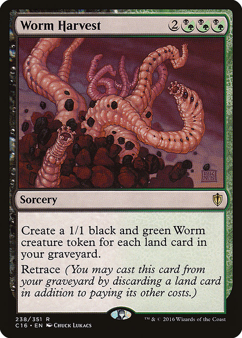 Worm Harvest - Commander 2016