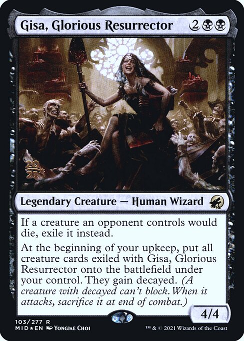 Gisa, Glorious Resurrector - Innistrad: Midnight Hunt Promos - Promo Foil