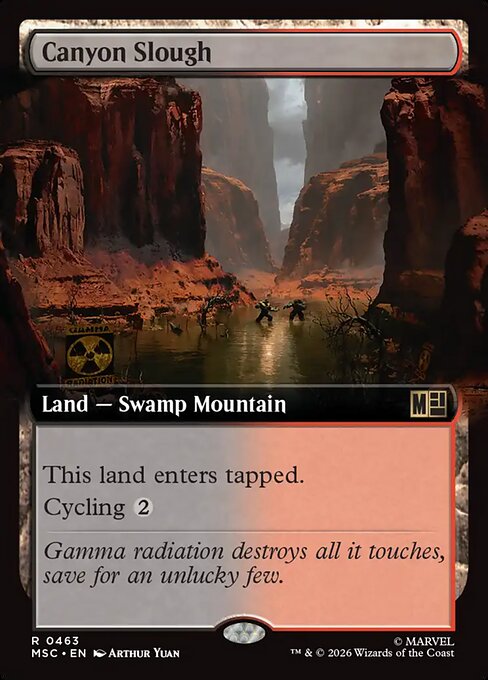 Canyon Slough - Marvel Super Heroes Commander - Extended Art