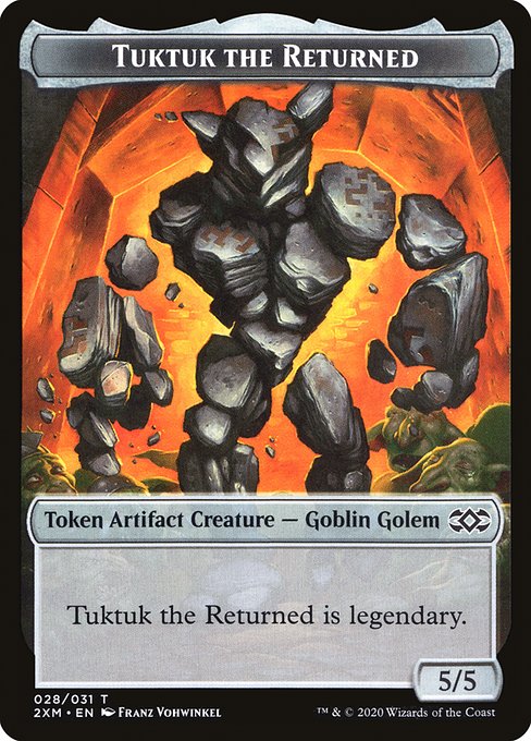 Tuktuk the Returned - Double Masters Tokens