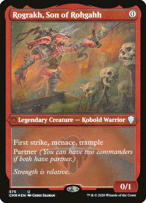 Rograkh, Son of Rohgahh - Commander Legends - Etched Foil